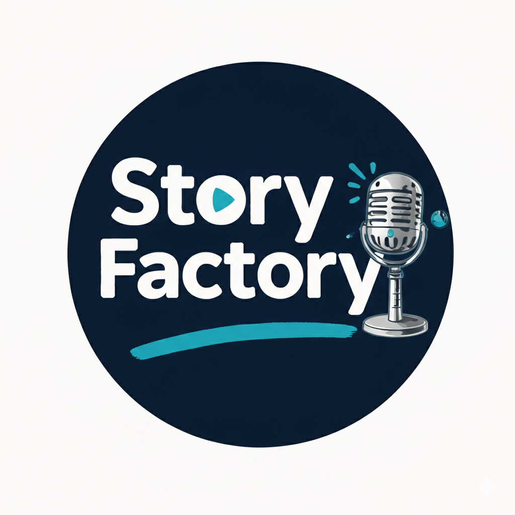 Storyfactory Podcast logó
